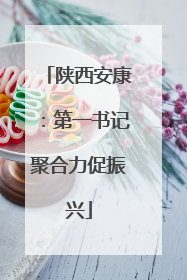 陕西安康：第一书记聚合力促振兴
